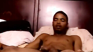 Interracial old & young blowjob with black jock thug