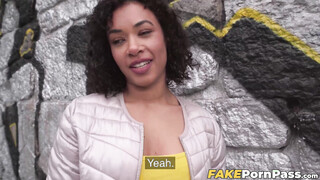 Wavy haired Tahlia Lane lost the game so she had to offer her cunt to me