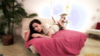 Naughty Amia eating her beaver Fucking Hardcore