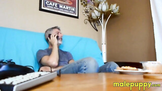 Your step daddy starts munching his sandwich while youâre stuck inside & canâ