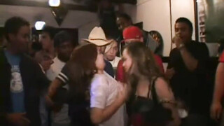 Party coed teens going lesbo