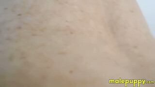 Step Daddy Richard Lennox teases his stepson with his jockstrap