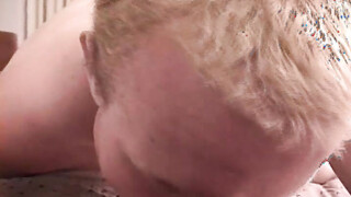 Mature homosexual deviant gobbles rock solid prick in POV