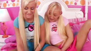 Little Laney makes out with lesbian