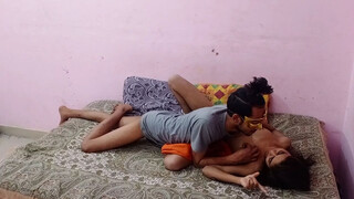 Amateur Indian skinny teen get an anal creampie after a hard desi beaver fucking
