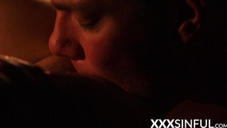 Erotic girl rides rock hard meat cowgirl style after BJ