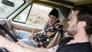 Gay hitchhiker fucking motorhome owner - Bo Sinn & James Fox
