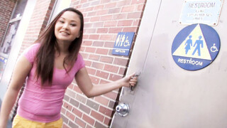 Asian Kita Zen Gets Her Twat Gaped By A Huge Dick At A Gloryhole