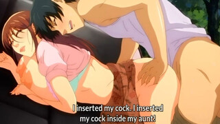 Melty Orgasm Big Breasted Aunt Ravaged in Van Outdoor