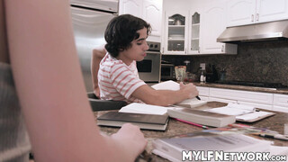 Ricky Spanish jerks off before ramming the wet cunt of big tits Melissa L