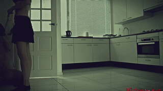 Femdom cuckold humiliation before going out