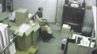 Blonde Fucking Hardcore in warehouse