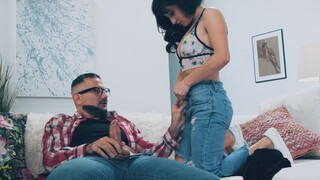 PURE TABOO Runaway Stepdaughter Gets Back To stepdad - Isabella Nice, Calvin Hardy