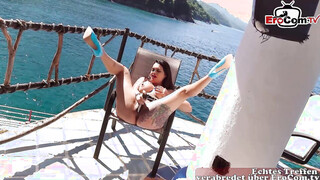 German Agent Meet Latin Milf For Cunt Masturbation