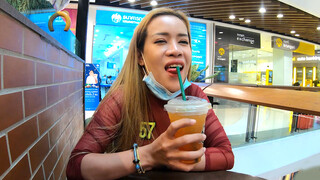 Big tits amateur Thai MILF GF sex after a visit to the mall