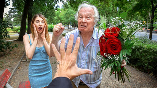 I was ready to pay the mean old fart for that tight muff…