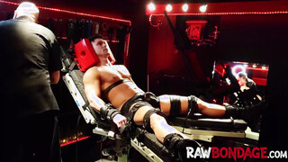Willing sub Devin Franco gets into a bondage & endure pain for pleasure