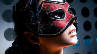 Teenie Karina Baru is ready for a fetish party