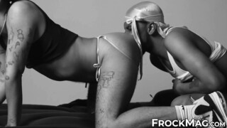 Horny black twink Ronnie rimmed hard the juice wet hole of hot Adidas Papi