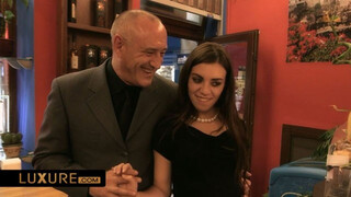 Hard ass fucking in the toilet of a cafe