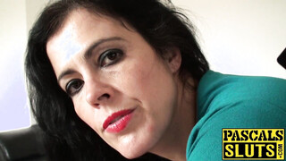 Charming UK milf roughly booty banged in maledom paradise