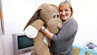 Horny wifey playing with herself