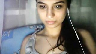 Arab Teen On Chatroulette Plays With Her Big Tits