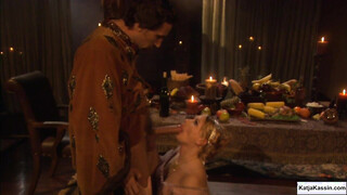 Medieval fucking action with pornstar Katja