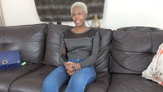 Sexy African teen just wants hardcore fucking & she got it on fake casting