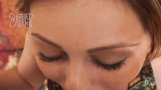 Pocket-sized Teen Struggling with an Average Meat