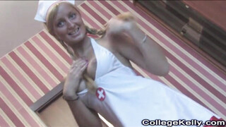 Dorm Kelly Nurse hot body Fingering muff
