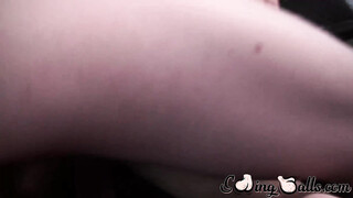 Amazing shots of bareback with nuts hitting each other