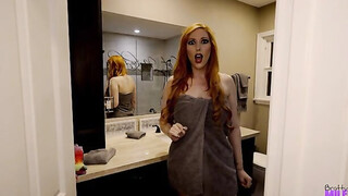 Big big breasted stepmommy caught stepson doing dirty things