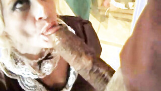 Grandma Sucks Big Black Shaft