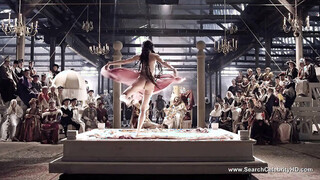 Cutie Kate Moran exposing her tiny boobs in public