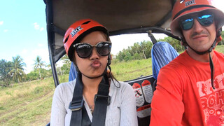 Amateur Thai GF two way oral sex after day out driving a buggy