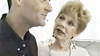 Old Woman Fucks Young Shaft In The Kitchen