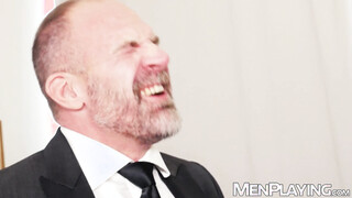 Diego Reyes submits as D Dan & Manuel Reyes pound his butt hard