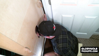 Naughty booty pirate found perfect glory hole schlong