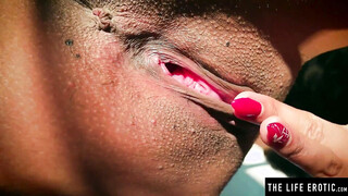 THE LIFE EROTIC Watch this hot dancing Latin ride her fingers to a wild orgasm