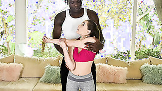 TEENS LOVE BLACK COCKS Tempting The Personal Trainer - Aften Opal