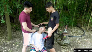 Rick Lennon got banged by Gabriel Chiappe & Caetano Soares