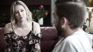 SISTERTRICK - Riley Reyes sqeezes out step brother's big dick