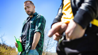 Gay stepbros fucking in the motorhome - Malik Delgaty & Jeremy London