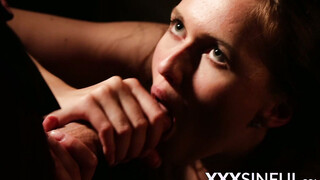 Passionate woman enjoys erotic sex with sexy lover