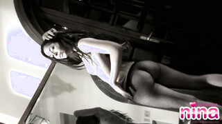 Lesbian Nina Naughty Showcasing perfect nude