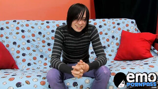 Miles jerks & plays before blowing his sweet booty load