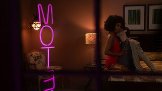 Motel sex behind housewife's back with a black beautiful babe - Olivia Jay