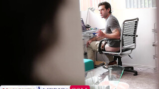 Asian dorm babe Kimmy Kimm Prefers Older Experienced Prick From Friend's Dad