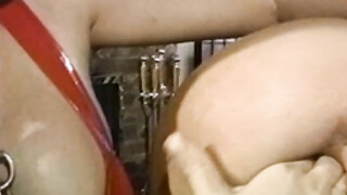 Blonde succubus unchained for severe lesbo insertion